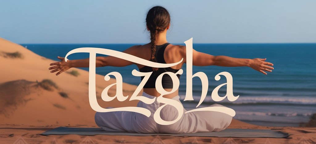 Beachfront view of Tazgha House villa in Morocco